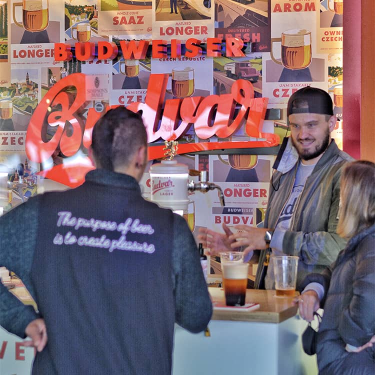Exhibition Stand with Bar | Big Foot Festival 2021 | Budweiser Budvar | Motive Exhibitions