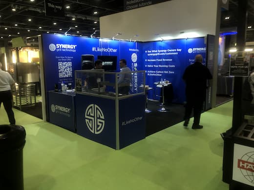 Exhibition stand builders _ Synergy Grill _ ExCeL London _ Motive Exhibition