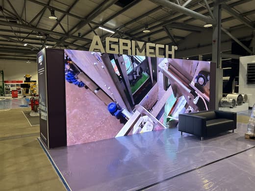 Trade Stand with Video Wall | Agrimech | Motive