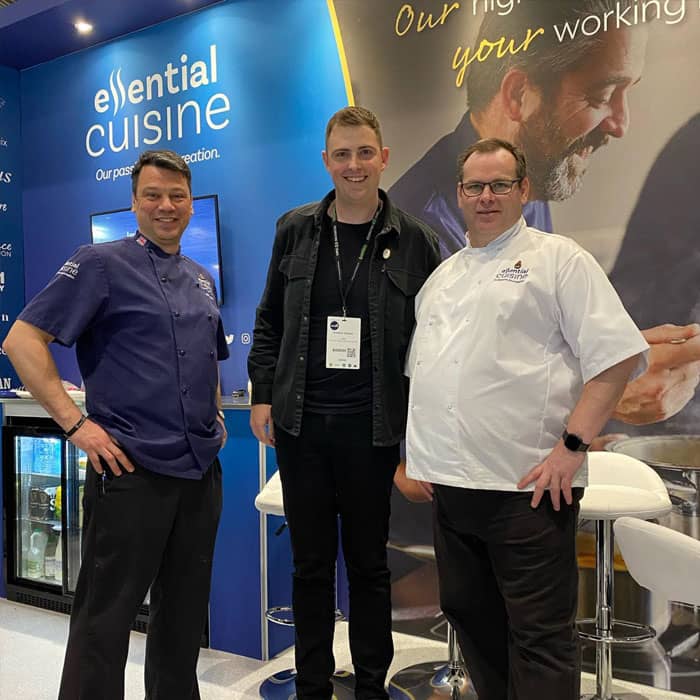 Essential Cuisine Team on Their Exhibition Stand at HRC Show