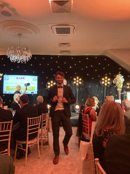 Young Business Person of the Year _ Ed Marshall _ SME Cambridgeshire Business Awards 2022