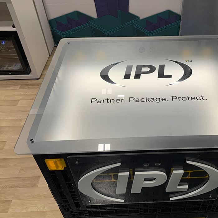 Custom Made Counter for IPL at Intralogistex 2021
