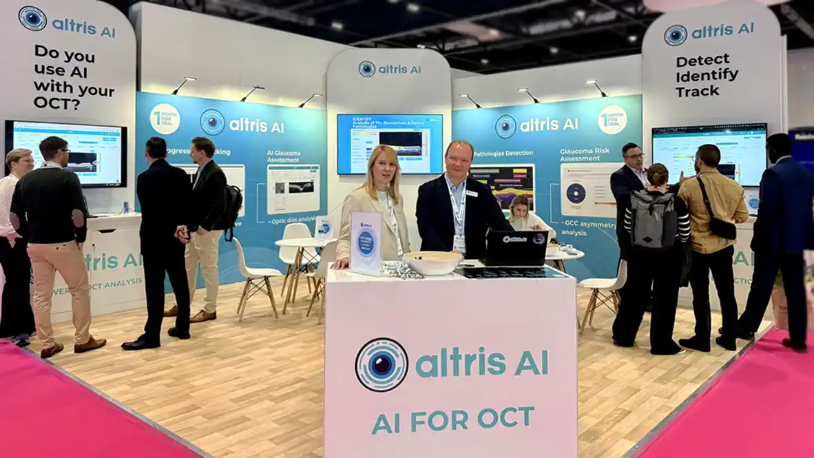 Altris AI | 100% Optical | ExCel London | Exhibition Stand builders | Motive Exhibitions