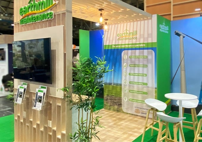 Corner Shell Scheme Exhibition Stand Motive Exhibition