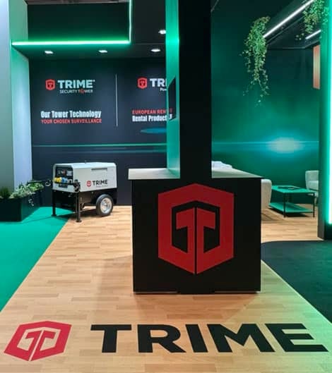 Trime Trade Show stand Coventry Arena