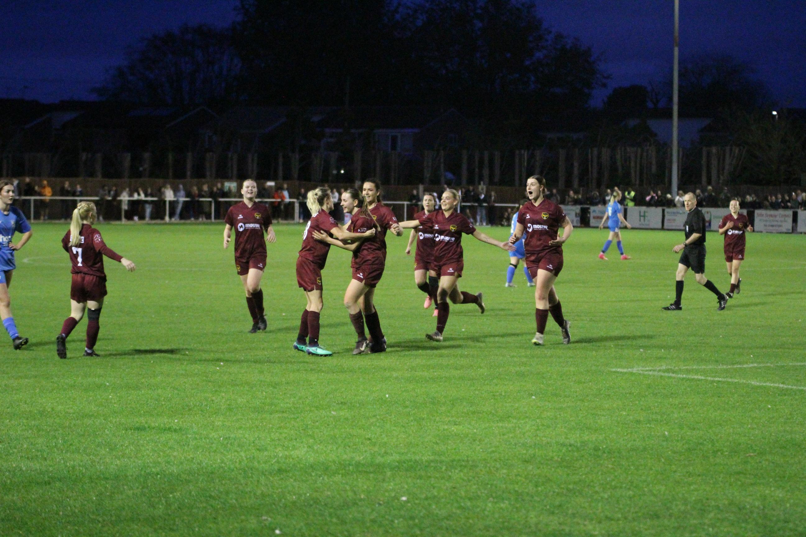 Motive Exhibitions sponsored Hunts FA Women's Senior Cup winners Motive Exhibitions sponsored Hunts FA Women's Senior Cup winners