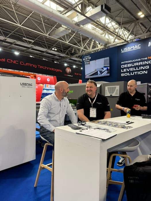 Finaids modular exhibition stand at MACH show at Birmingham NEC