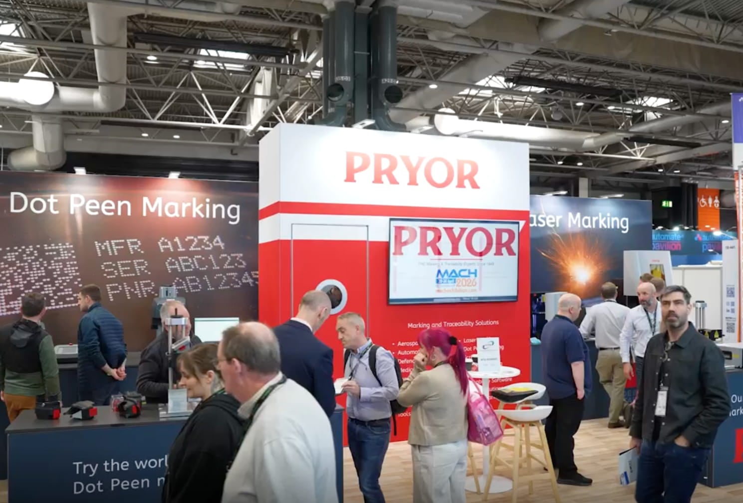 MACH Exhibition stand builder for Pryor Marking (1) Manufacturing-modular-trade-show-stand