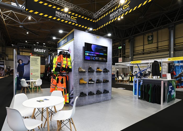 Regatta-Professional-exhibition-stand-at-Health-and-safety-event-NEC