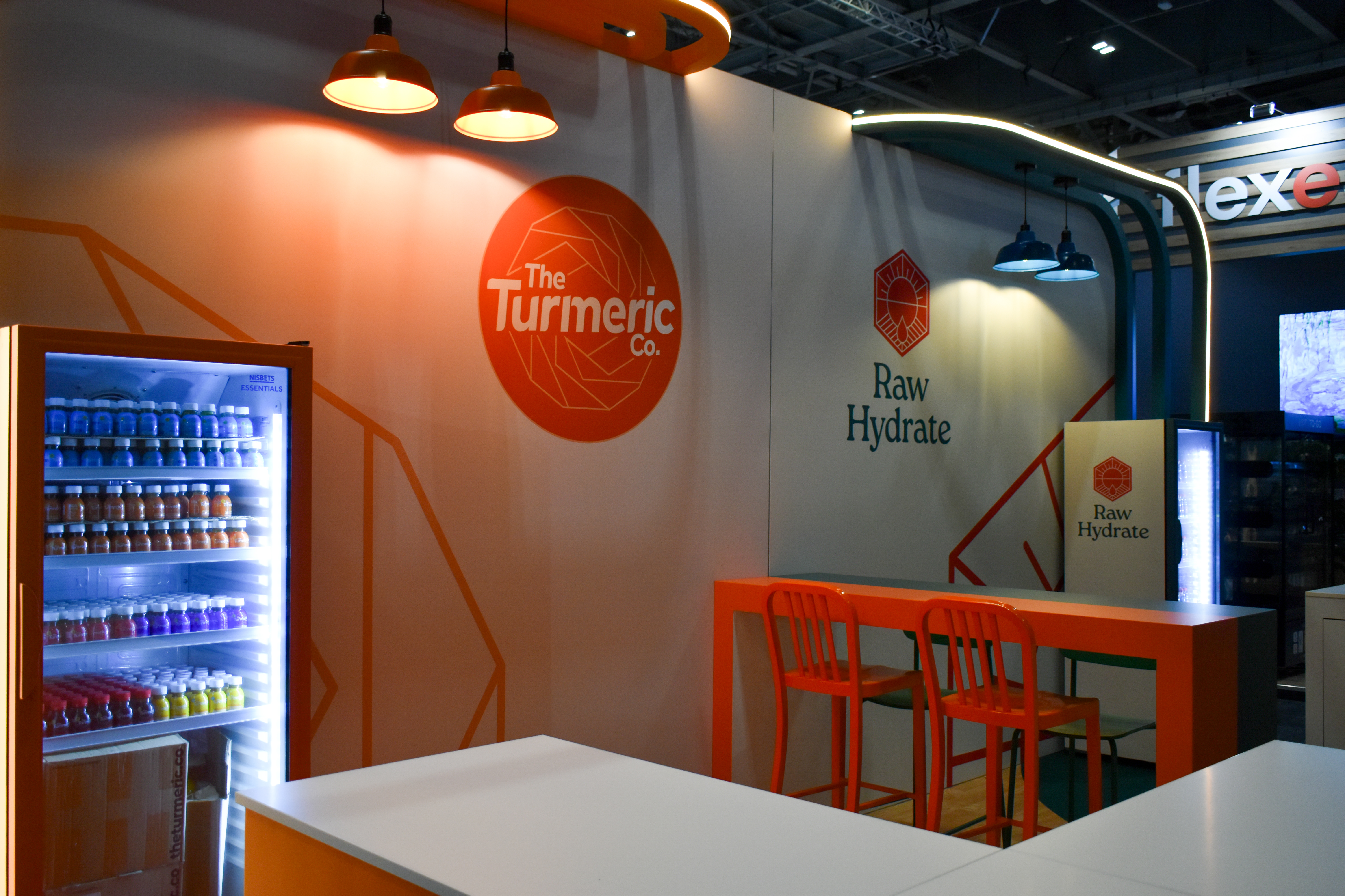 Turmeric co exhibition stand Lunch! Turmeric co exhibition stand Luch!