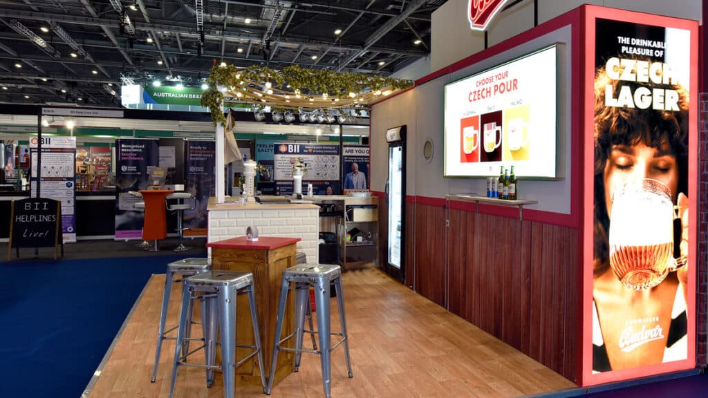 budvar-hybrid-exhibition-stand excel London