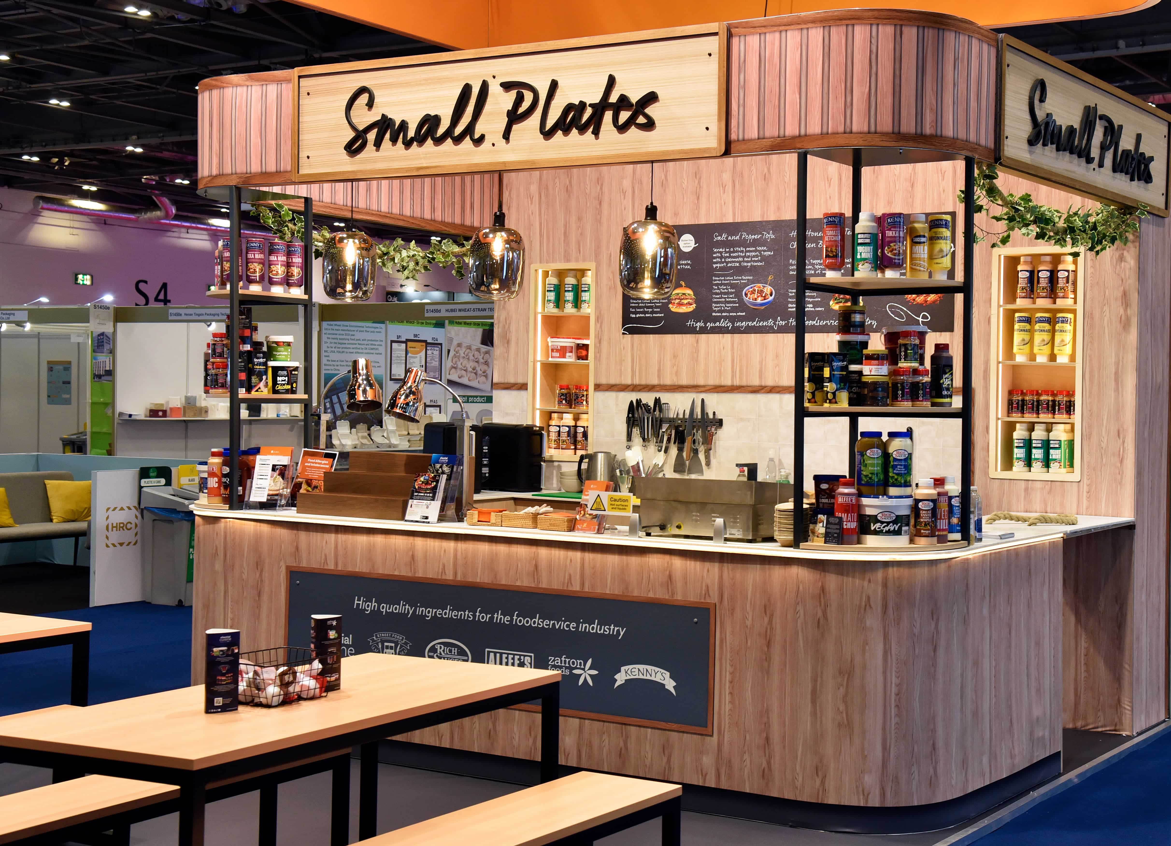 food and drink trade show stand essential cuisine