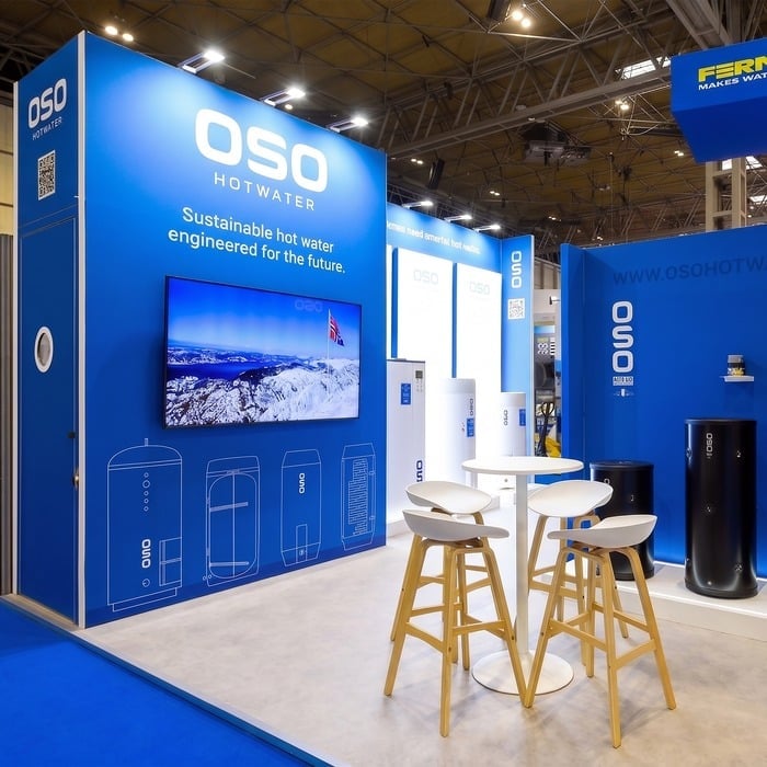 OSO Hotter InstallerShow exhibition stand