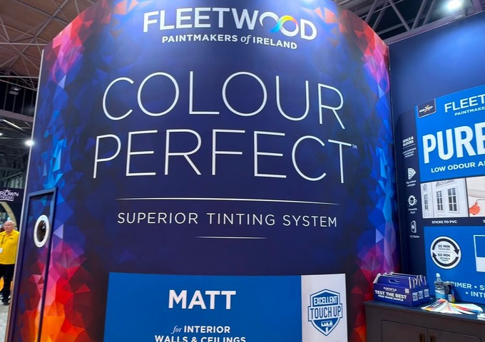 Fleetwood paints at painting and decorating show