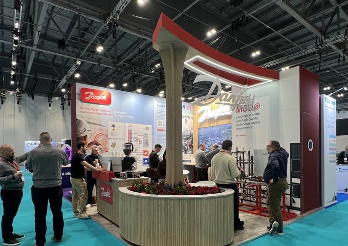 Danfoss Custom Exhibition Stand - Data Centre World 2025 - Motive Exhibitions