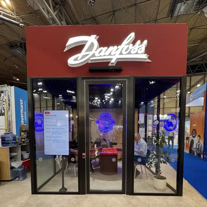 Hybrid exhibition stand for Danfoss Installer show