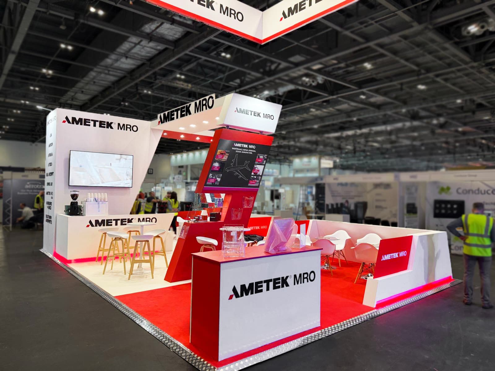 Ametek MRO exhibition stand at MRO Europe