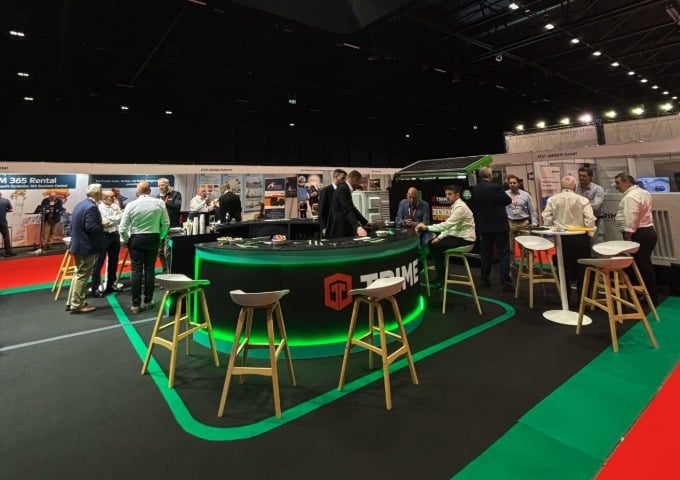Exhibition stand in Europe with Motive Exhibitions