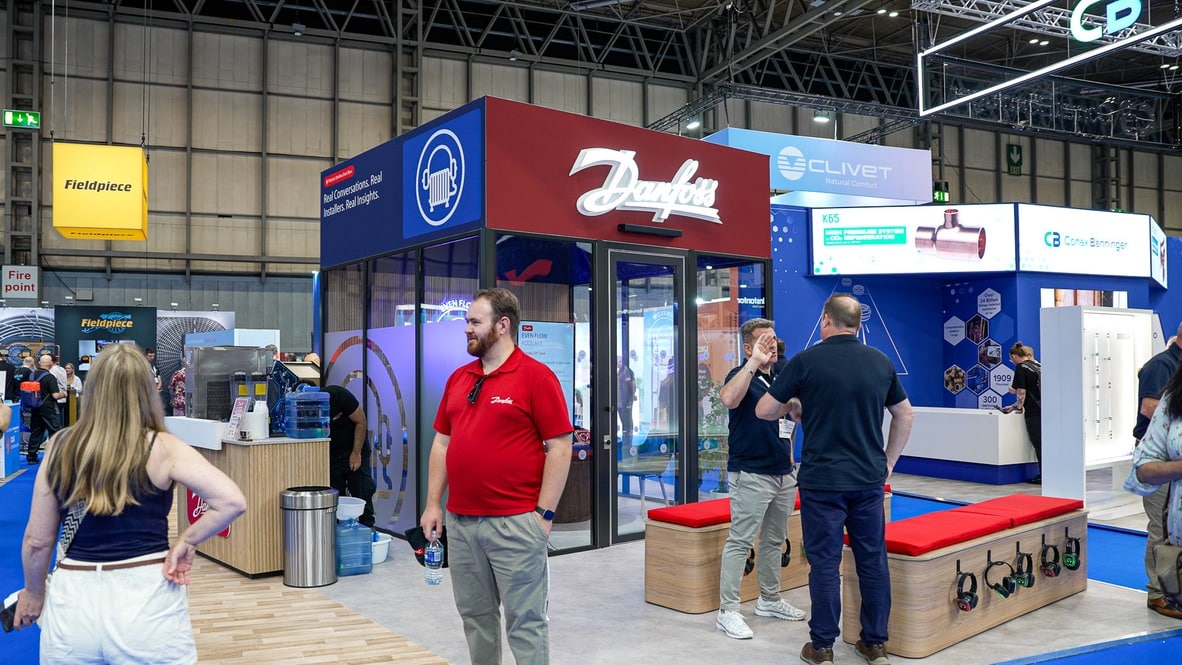 Hybrid exhibition stand at InstallerSHOW at Birmingham NEC