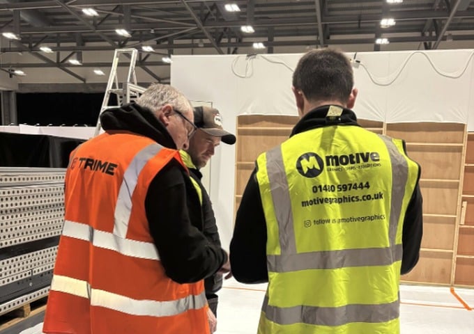 Motive Team european exhibition stand service