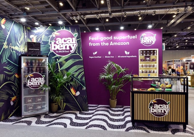 food and drink show shell scheme exhibition stands Motive Exhibitions 