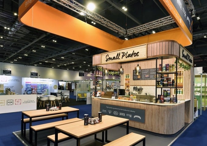 food and drink trade show exhibition stand design and build