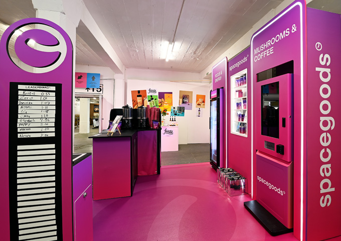 Spacegood custom hybrid exhibition stand London coffee festival