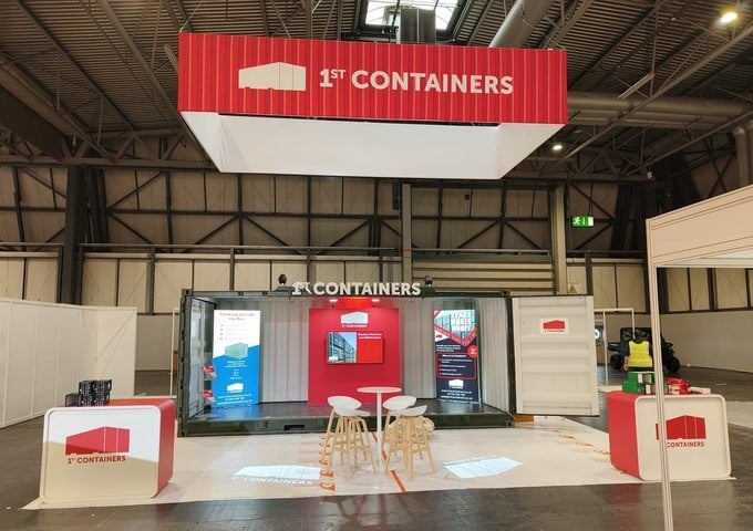 st-Containers-exhibition-stand-with-hanging-banner-at-LAMMA-2025