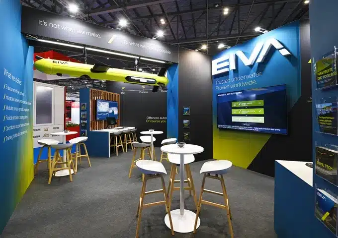 Technical product on exhibition stand design and build