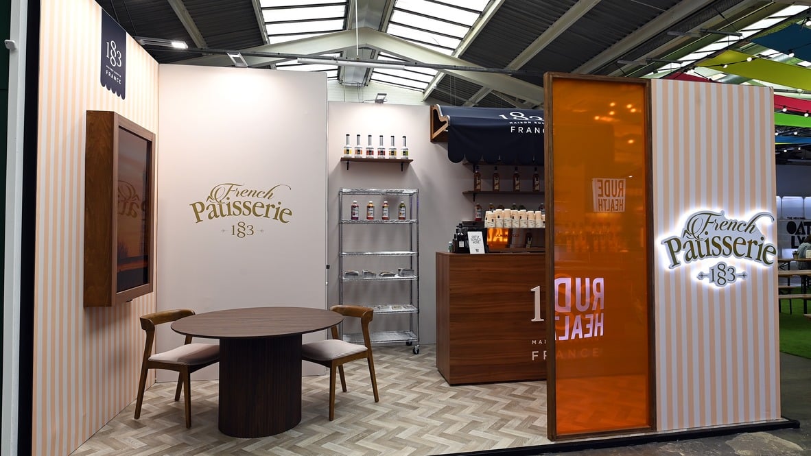 exhibition stand for food and drink expo