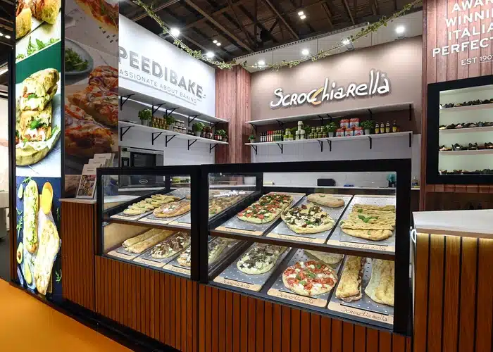 Custom exhibition stand design and build at Lunch! London Excel