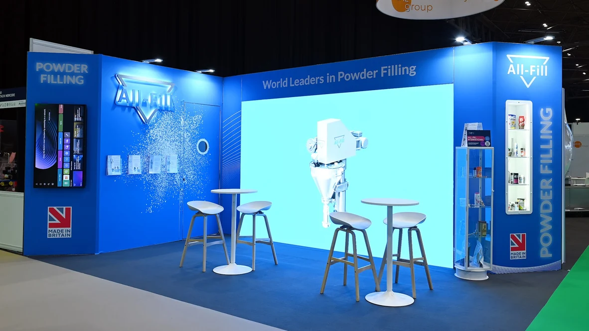 Modular exhibition stand system PPMA NEC Birmingham Modular Exhibition stand system at PPMA NEC Birmingham