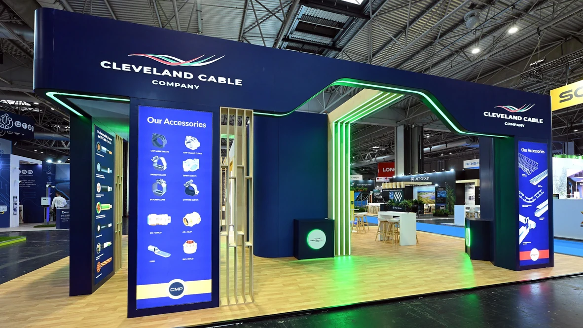 Space only trade show exhibition stand at Solar and Storage Space only trade show exhibition stand at Solar and Storage