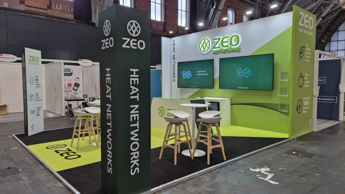 ZEO Networks modular exhibition stand manchester central ZEO Networks modular exhibition stand manchester central
